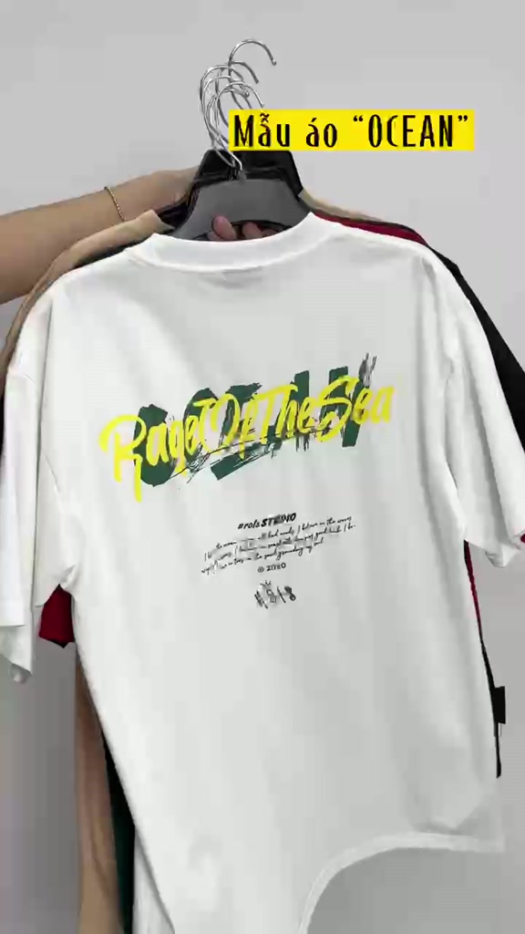 ÁO THUN T-SHIRT UNISEX RAGE OF THE SEA (ROTS STUDIO) "OCEAN" | BigBuy360 - bigbuy360.vn