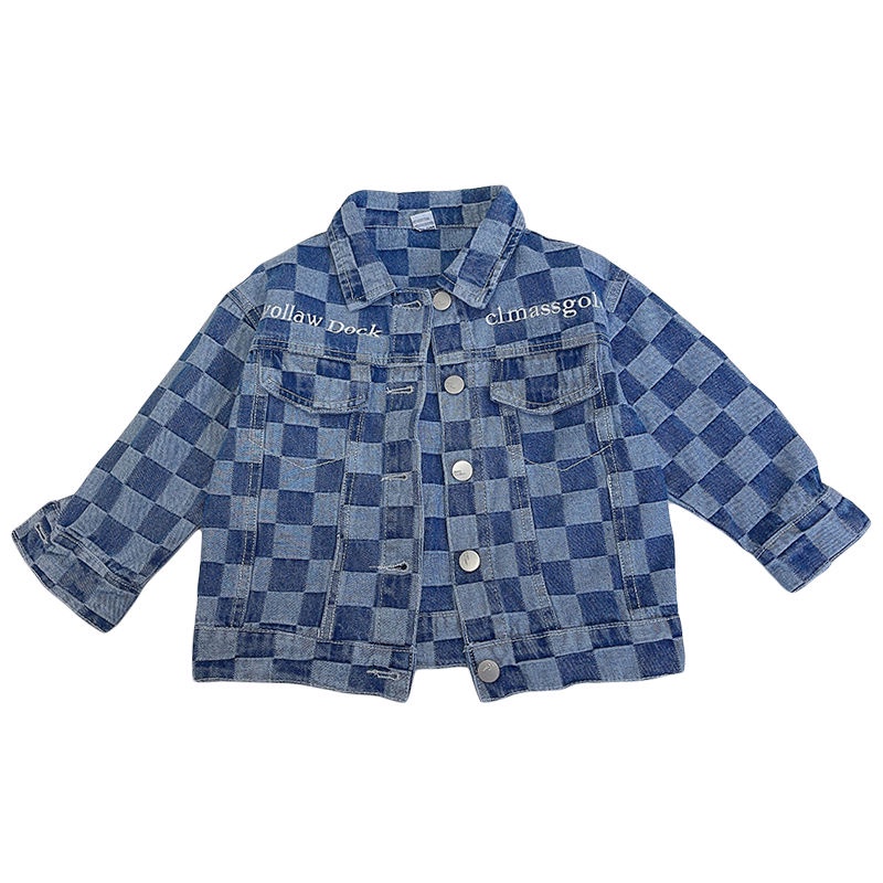 Áo Khoác Denim Phong Cách Hàn Quốc Thời Trang Mùa Xuân Mới 2022 Cho Bé Trai