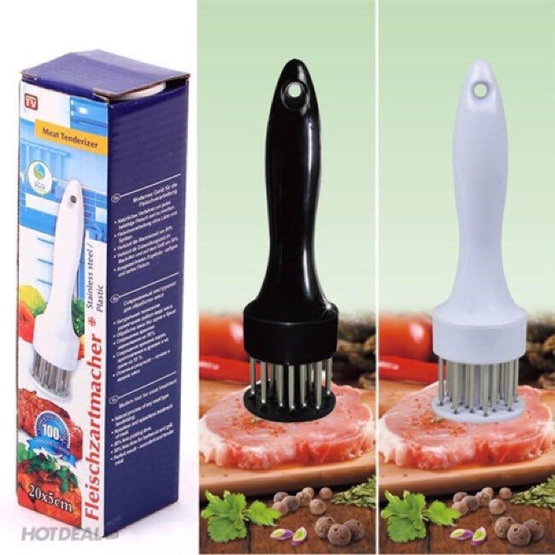 Cây dằm thịt đâm thịt cầm tay dụng cụ châm bì làm mềm thịt