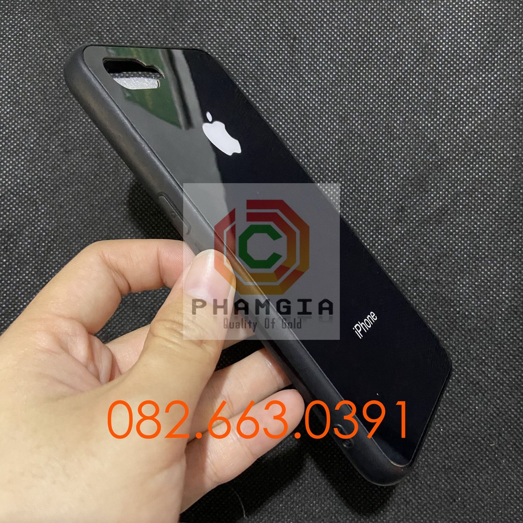 Ốp lưng giả iphone 7 plus cho OPPO A1K/Realme C2 mặt lưng bóng đẹp