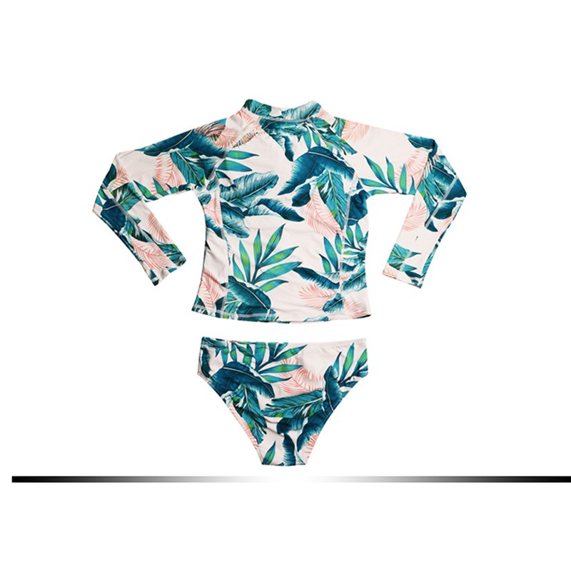 Bikini Tay Dài Hoạ Tiết In Thiết Kế Xẻ Quyến Rũ Size S-xl | BigBuy360 - bigbuy360.vn