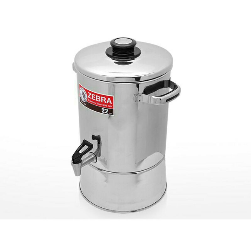 BÌNH ĐỰNG NƯỚC INOX 304 CÓ VÒI GẠT 22CM