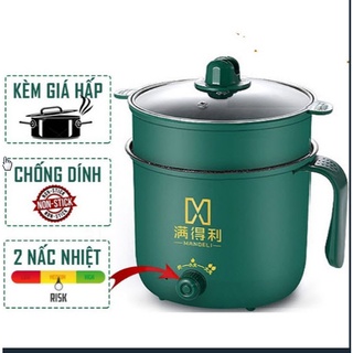 Ca Nấu Mì Kiêm Nồi Lẩu Mini Tặng Kèm Xừng Hấp Inox - N008 - CMCD18CM