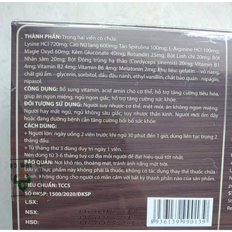 Viên uống Ăn Ngủ Ngon - GOODSLEEP