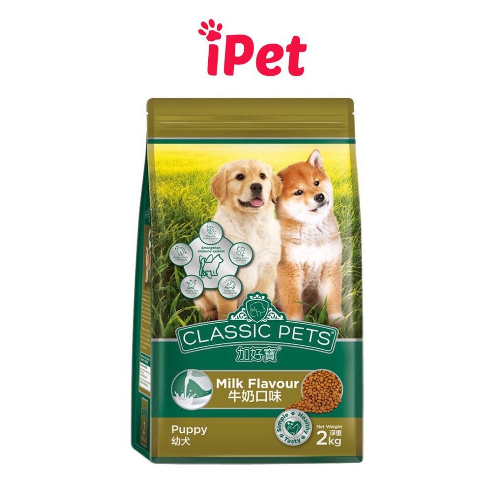 1086 KEWM Thức Ăn Cho Chó Con Classic Pets Vị Sữa Hạt Khô Gói 400G - iPet cửa hàng 3 64