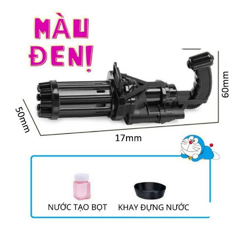 [Giao hàng trong ngày] Súng Bắn Bong Bóng Xà Phòng 8 Nòng Cao cấp full đồ + Khay Đựng Và Lọ Nước Tạo Bong Bóng