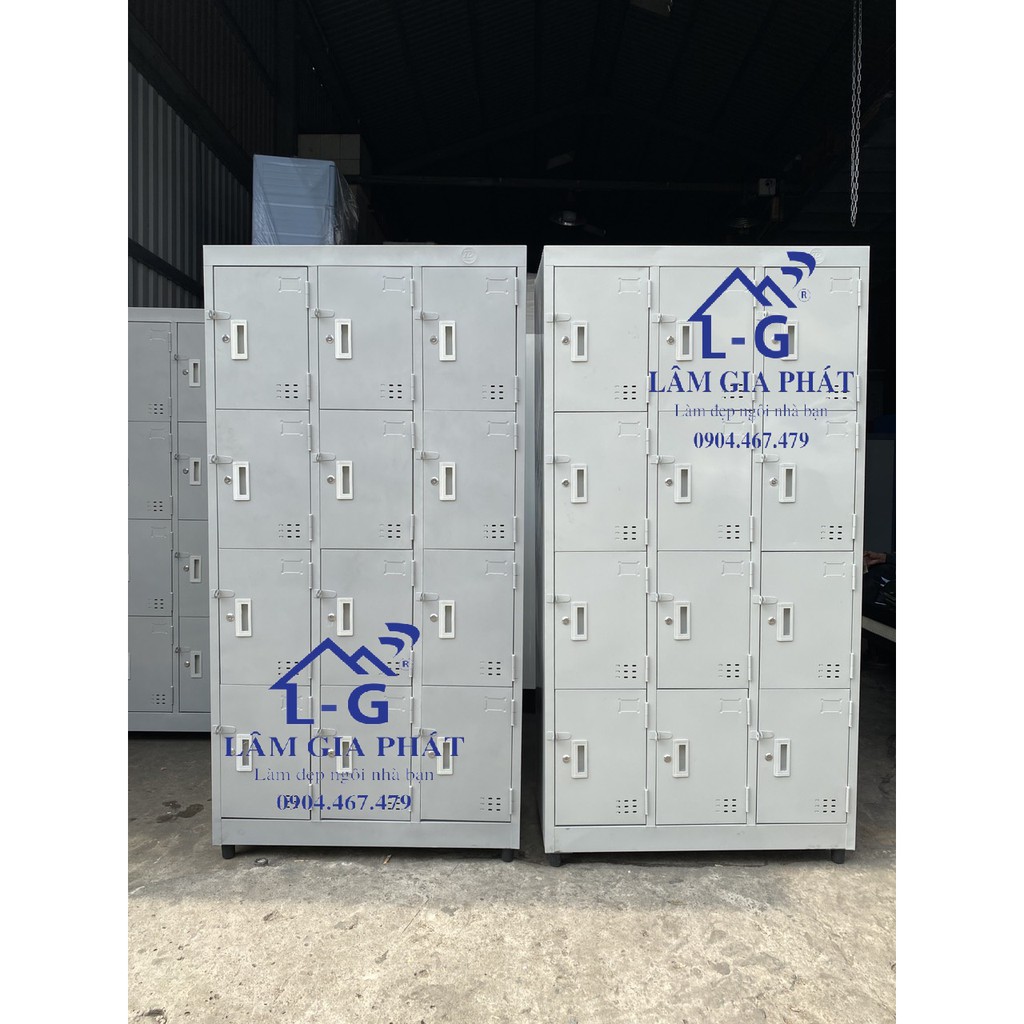 Tủ hồ sơ - tủ locker 12 cửa sơn tĩnh điện cao cấp giao hàng nhanh 2h miễn phí nt