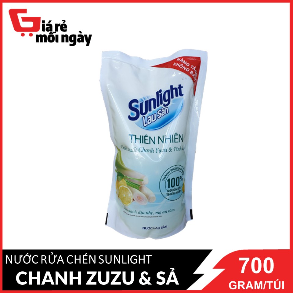Nước lau sàn hương thiên nhiên tinh dầu CHANH XẢ 700gram