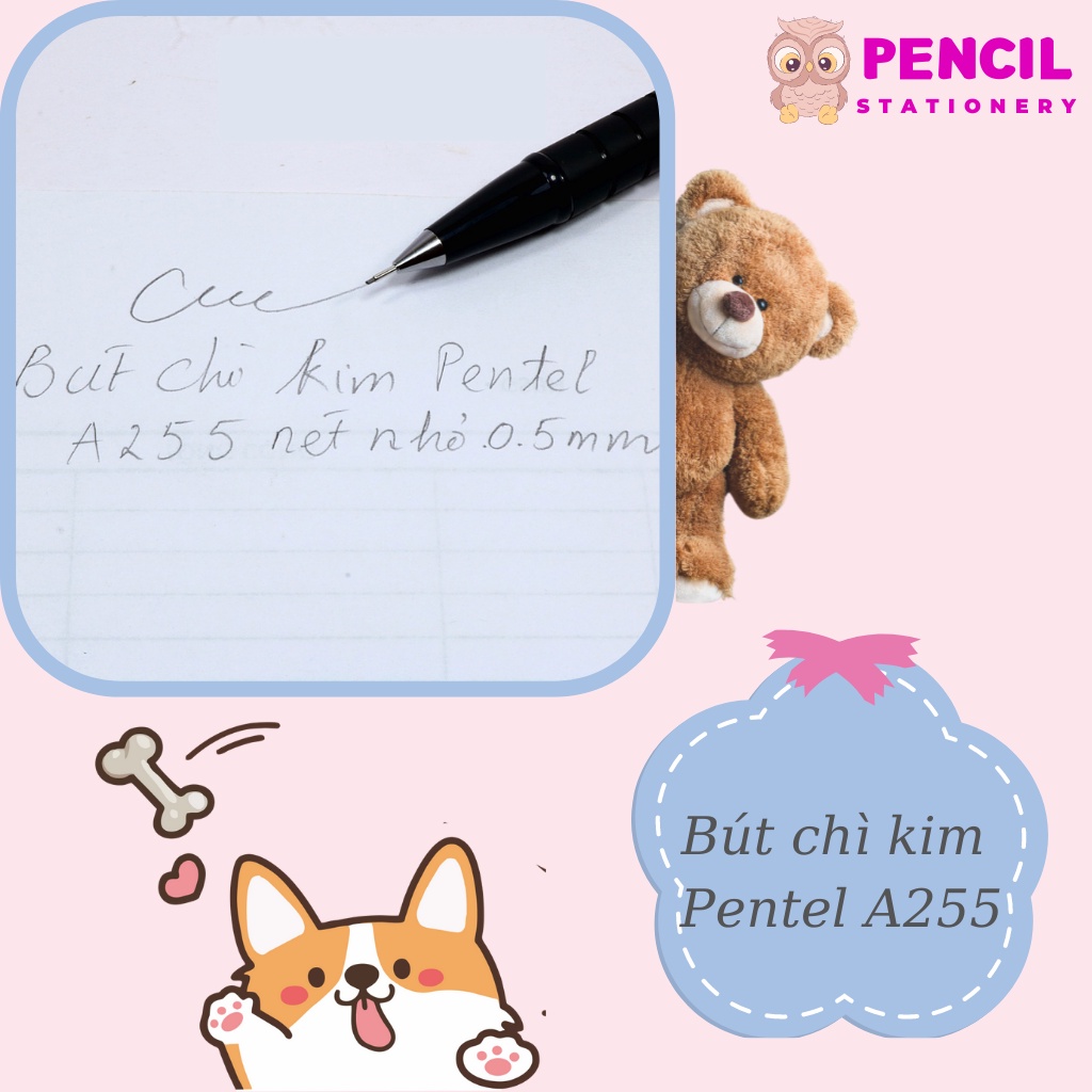 Bút Chì Kim Bấm Pentel Staedtler Ngòi 0.5mm 0.7mm, Viết Chi Kim Phác Thảo Hội Họa Cho Học Sinh Văn Phòng