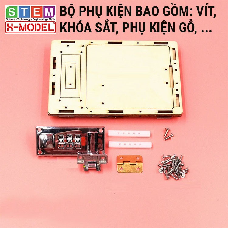 Đồ chơi két sắt mini cho bé X-MODEL ST82, Đồ chơi sáng tạo DIY| Giáo dục STEM, STEAM