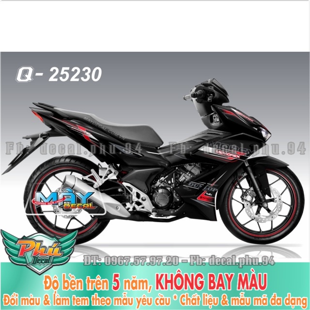 Tem rời Bản Đen nhám Winner X -1