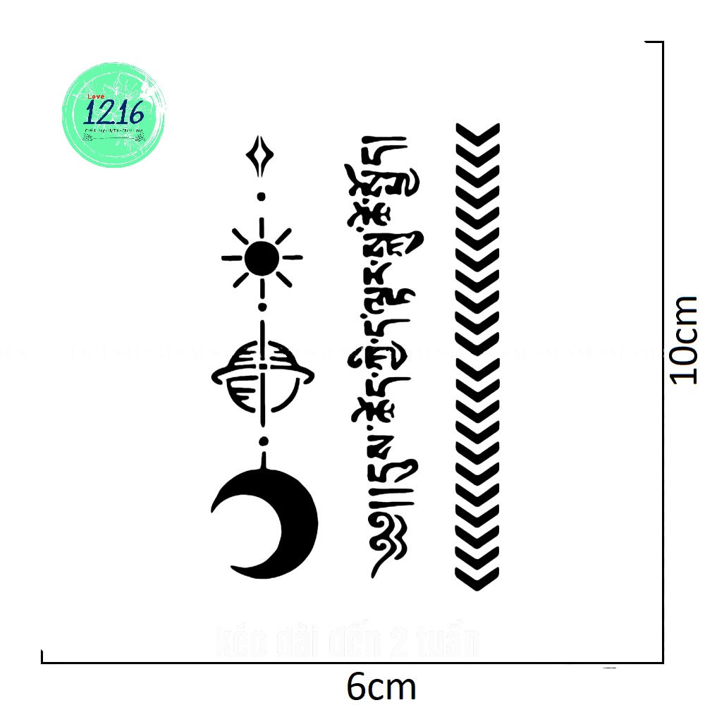 【Hình Xăm Ma Thuật】Hình Xăm Kéo Dài Đến 15 Ngày; Hình Xăm Dán Chống Nước, Hình xăm Tạm Thời, Hình Săm Giả