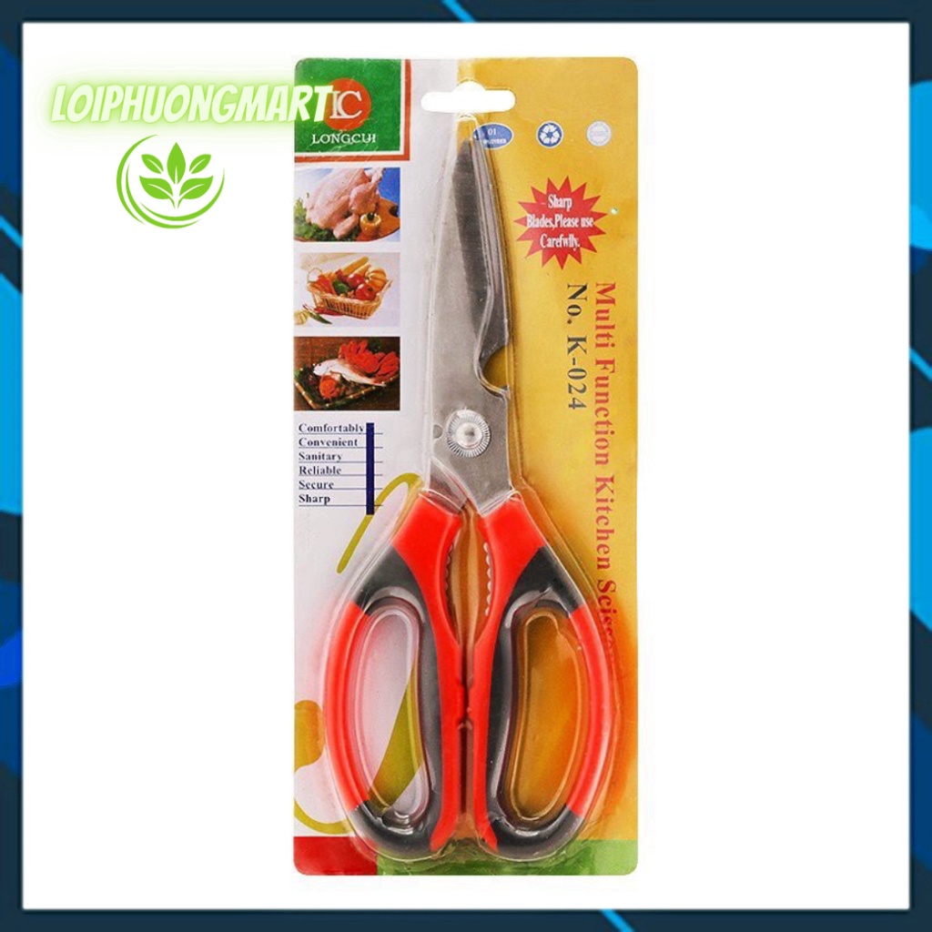 Kéo làm bếp đa năng loiphuongmart, keo cắt nhà bếp, cắt hành tỏi.