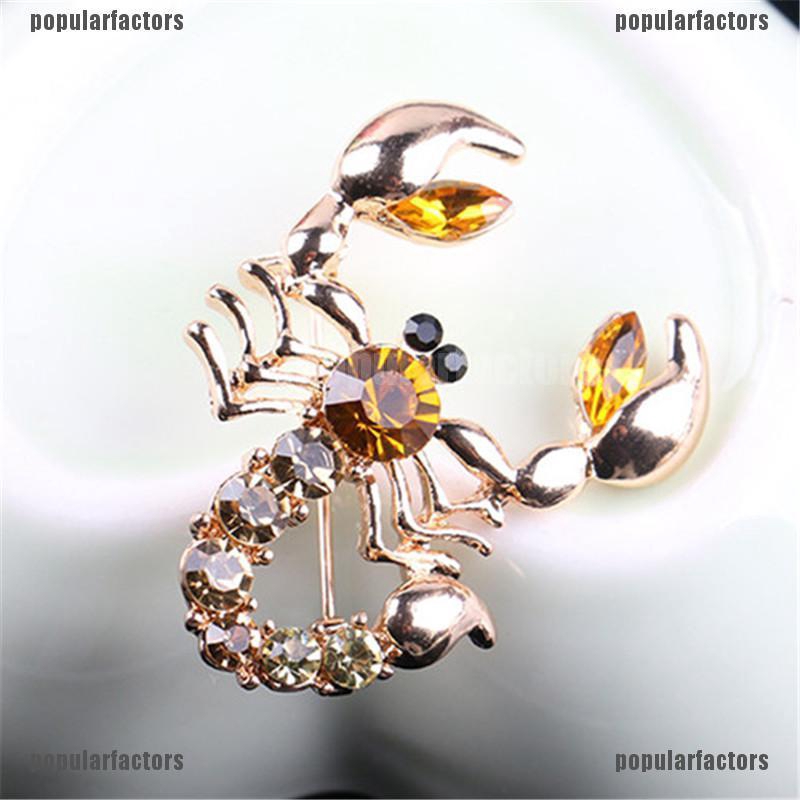 Trâm Cài Bọ Cạp Đính Đá Lấp Lánh