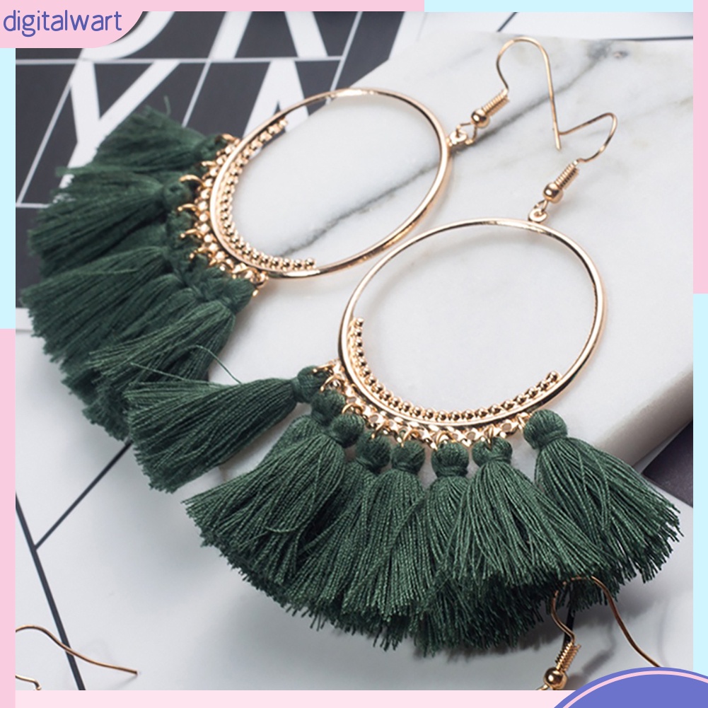 Hoa Tai Kim Loại Phong Cách Bohemia Thời Trang Cho Nữ