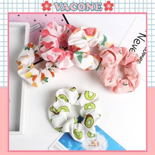 Dây buộc tóc Scrunchies Vacone chun buộc tóc vải nhiều màu SC13