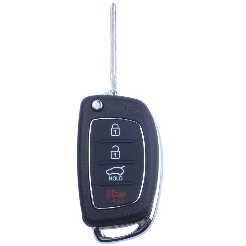 Vỏ chìa khóa điều khiển từ xa 4 nút bấm cho Hyundai Santa Fe chất lượng cao