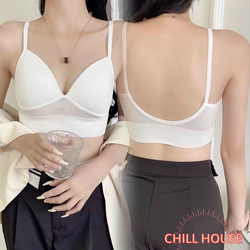 ÁO LÓT NỮ, ÁO BRA GĂN TĂM 1866 DÁNG LỬNG CÓ ĐỆM MÚT - CHILLHOUSE