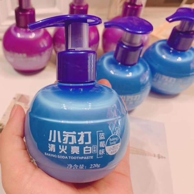 Baking soda trắng răng