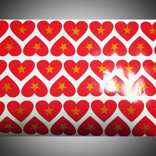 Miếng dán sticker Việt Nam 145k/ 1 bảng 100 miếng