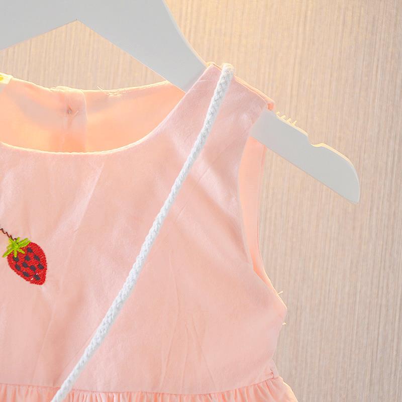 Đầm công chúa mùa hè không tay dễ thương cho bé gái