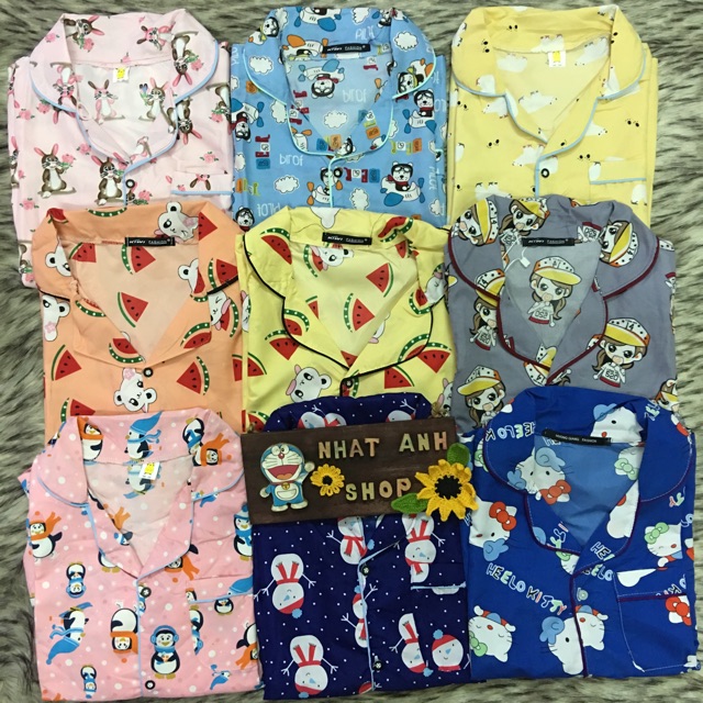 Combo Pijama tay dài quần dài