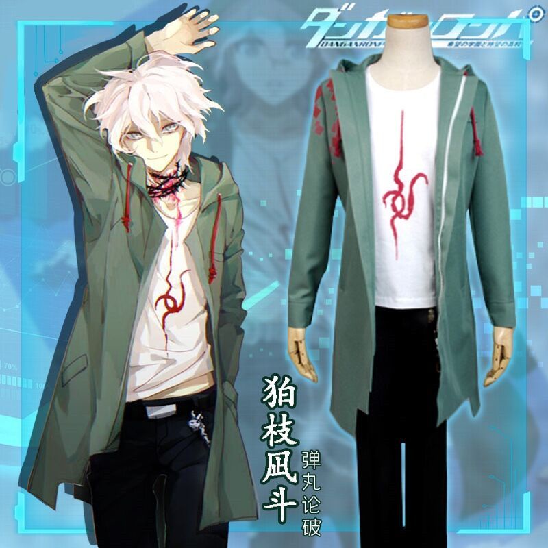 Trang phục hóa trang nhân vật Komaeda Nagito hoạt hình Super Danganronpa 2 tùy chọn