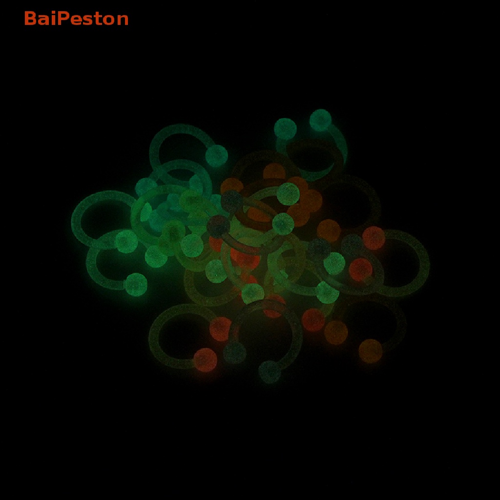 Bộ Khuyên Mũi / Môi / Tai / Cơ Thể Bằng Acrylic Dạ Quang