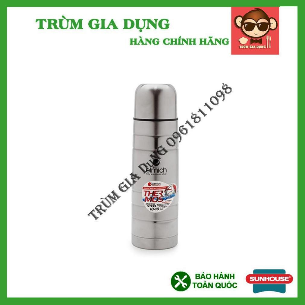 Bình giữ nhiệt elmich 500ml không vỏ hộp, bình nước giữ nhiệt elmich 500ml. Hàng siêu thị trưng bày, mới 100%.