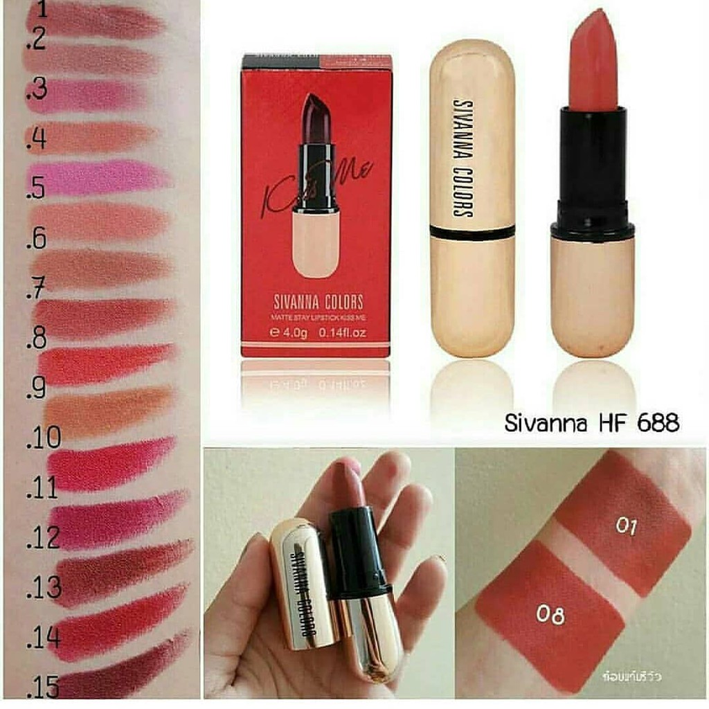 SON THỎI KISS ME SIVANNA COLORS | BigBuy360 - bigbuy360.vn