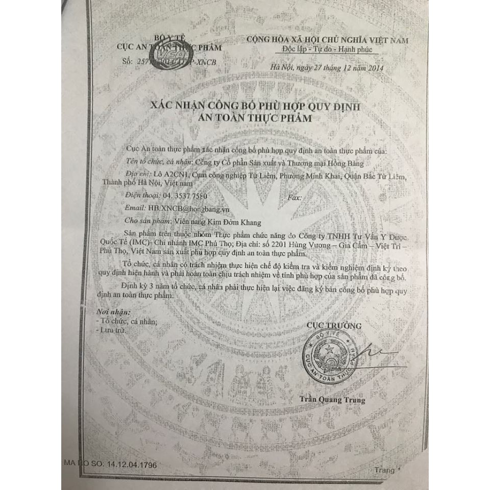 ✅ TPCN KIM ĐỞM KHANG - GIÚP TĂNG CƯỜNG SỨC KHỎE GAN MẬT 30 viên