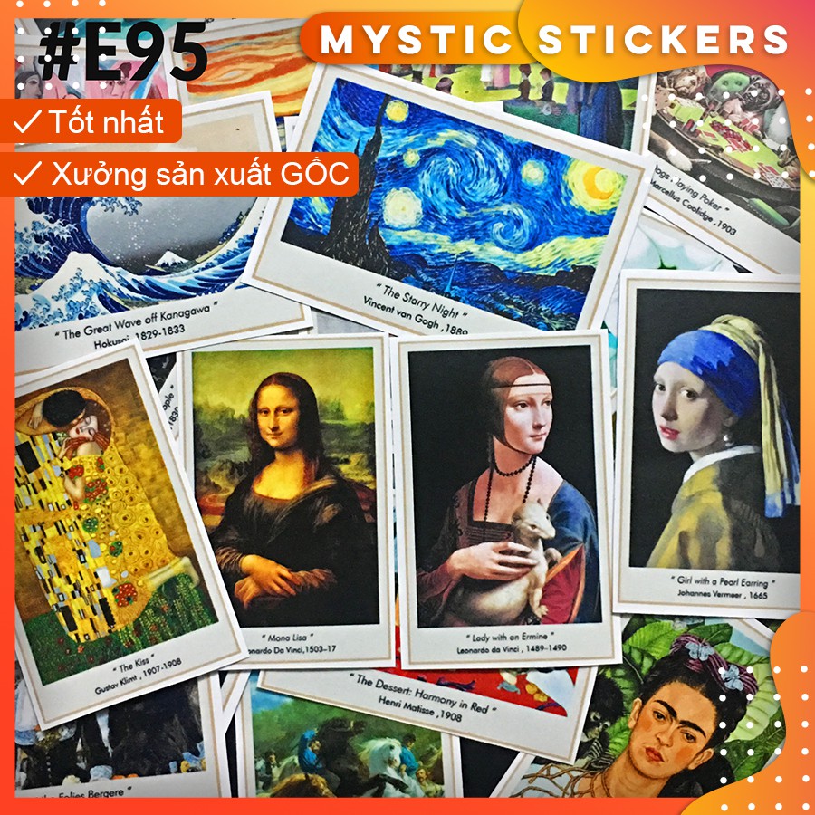 [DANH HOẠ THẾ GIỚI #1] 29 Sticker chống nước ,dán xe laptop mũ bảo hiểm vali...