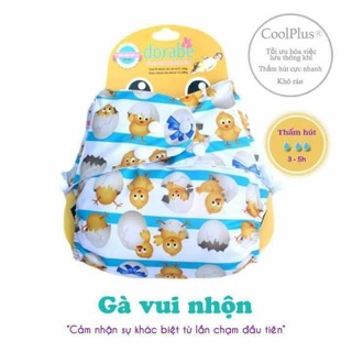 Tã vải “gà vui nhộn” size M cho bé từ 3-16kg