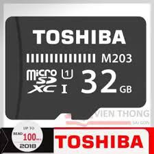 Nơi✽FREESHIP 99K TOÀN QUỐC_Thẻ Nhớ Toshiba M203 MicroSD 32GB (100MB/s)-Thẻ Nhớ Lưu Trử | BigBuy360 - bigbuy360.vn