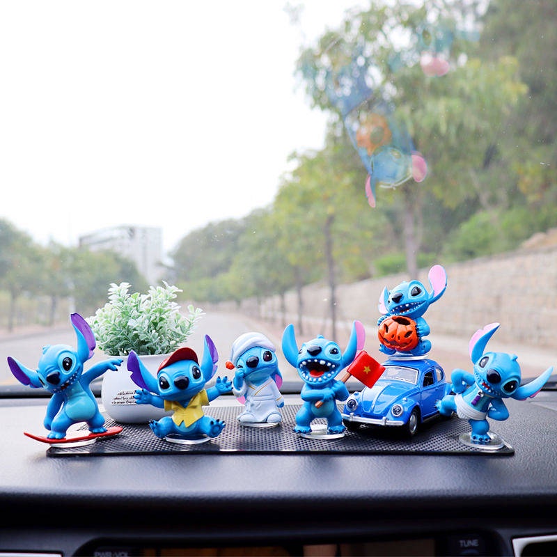 Đồ Chơi Trang Trí Xe Hơi Hình Stitch Dễ Thương