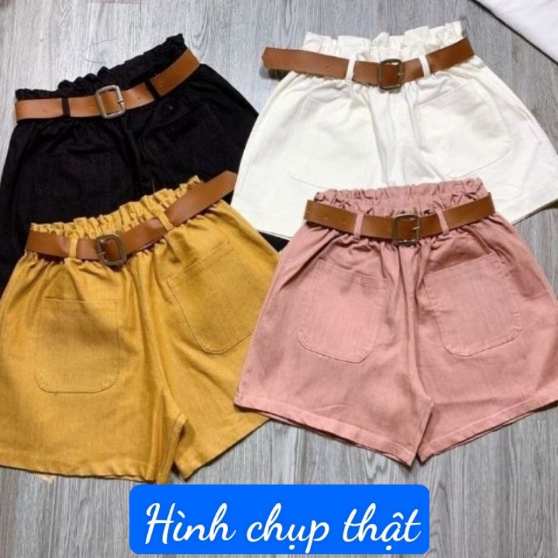 Quần Xốp lưng thun đóng nút 2 túi kiểu Cao Cấp