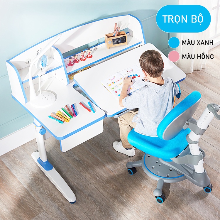 [ GIÁ SẬP SÀN] BÀN GHẾ CHỐNG GÙ CHỐNG CẬN, BỘ BÀN GHẾ CHO BÉ KÍCH THƯỚC 1m2