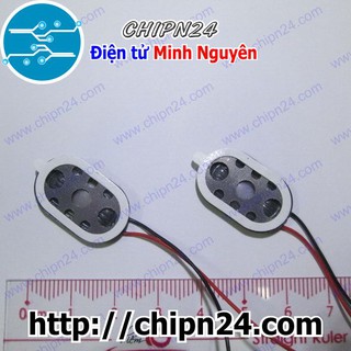 [2 CÁI] Loa 8R 1W 2415, Loa 8 ohm - 1W Oval 2415 24*15*4MM