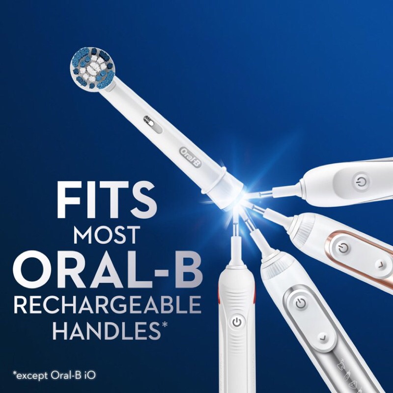 Bàn chải Pin Oral-B, đầu bàn chải thay thế nhiều loại, dùng pin AA