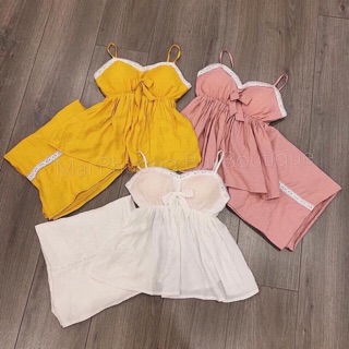 Set bộ 2 dây mặc nhà siêu dể thương