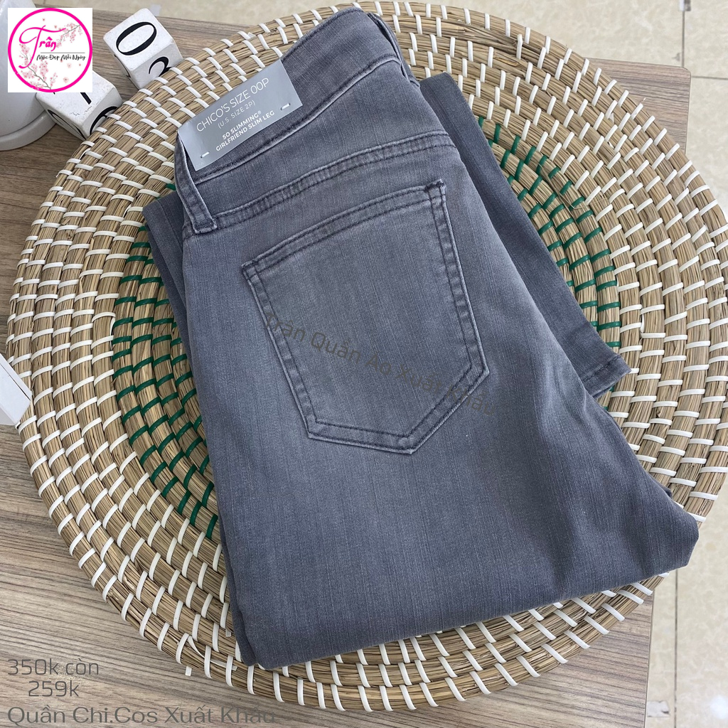 QUẦN JEAN 9 TẤC ỐNG ĐỨNG NỮ, 3 MÀU, CHẤT JEAN CO GIÃN MỀM MỊN TRÂNF21