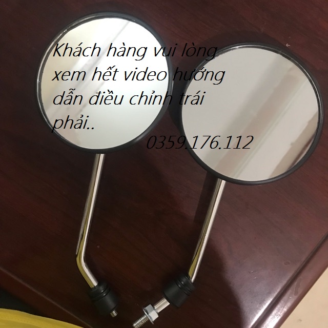 Gương Tròn Xe Máy Điện Vespa , 133, Cup 81 , 82 ☘️ Xoay 180 độ