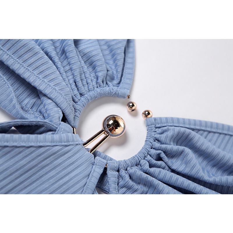 DUNEA Đầm lưng cao thiết kế rỗng thời trang mới cho nữ