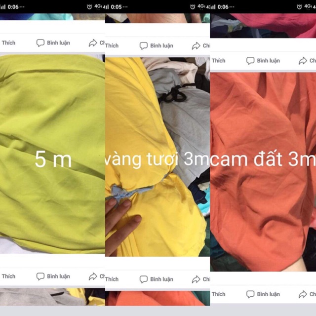 Thô kate đa sắc màu