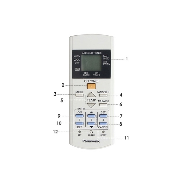 Remote máy lạnh panasonic thường