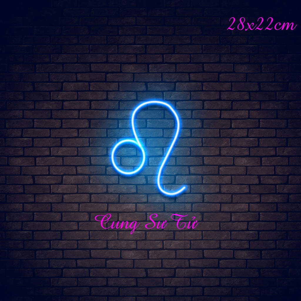 Đèn Led Neon Cung Hoàng Đạo làm tên theo yêu cầu Decor Phòng Ngủ Mẫu Mã Đa Dạng Đáng Yêu Hot Trend 2022 Nhận Thiết Kế Th