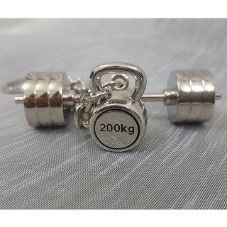 MÓC KHÓA QUẢ TẠ INOX CUTE CỰC CHẤT KHÔNG HAN GỈ