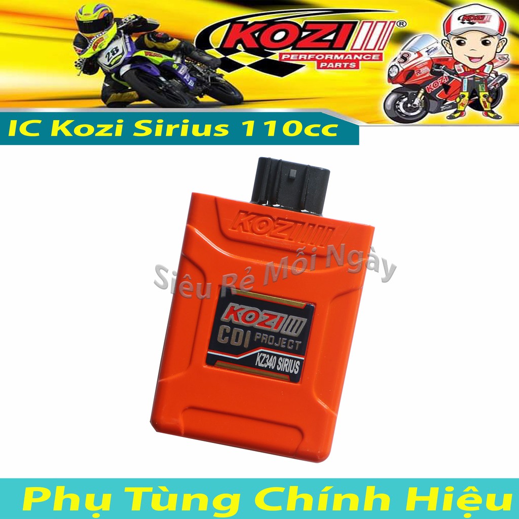 IC Độ Kozi Mở Tua Sirius 110cc, Jupiter V