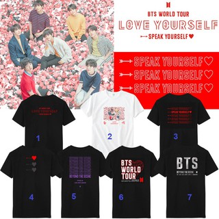 Áo thun BTS concert Speak Yoursel nhiều mẫu