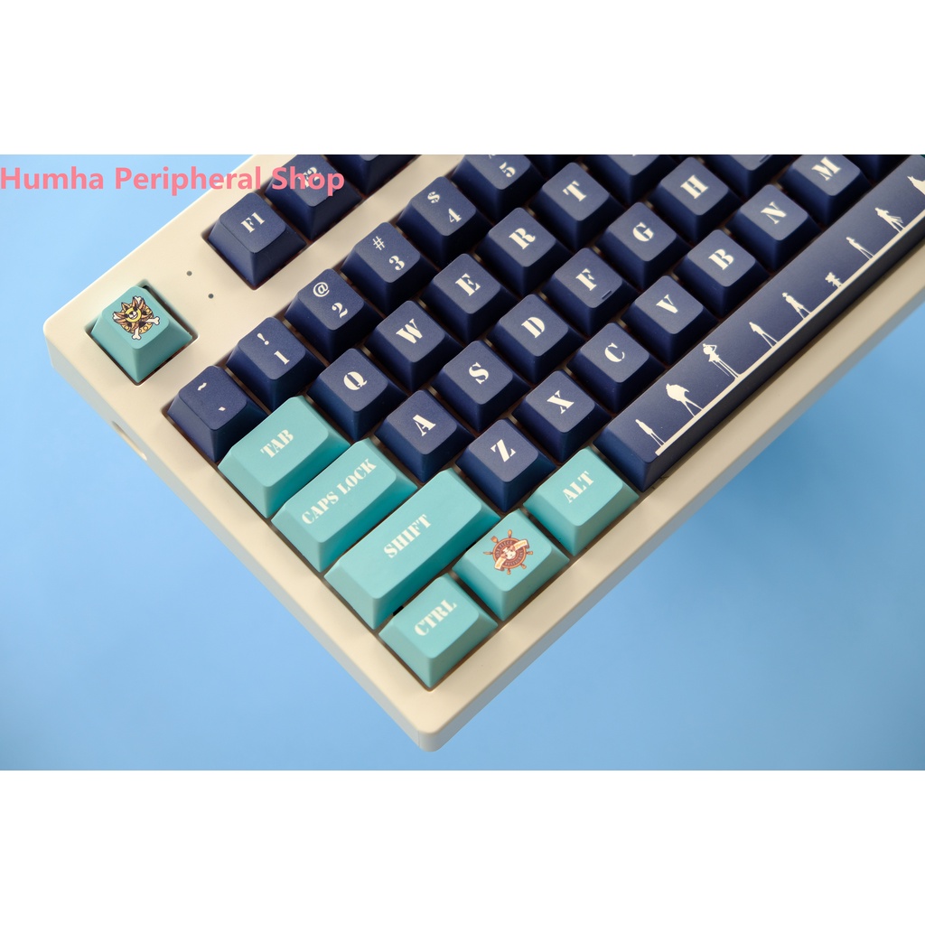 Humha Nắp Bàn Phím Cơ Chất Liệu PBT Nhuộm Màu Họa Tiết Cherry profile Cá Tính